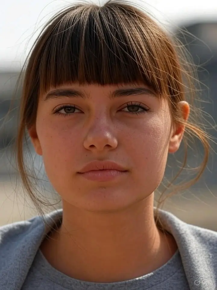 Low Drop Taper with Messy Hair 4 Low Taper with Messy Fringe for Straight Hair