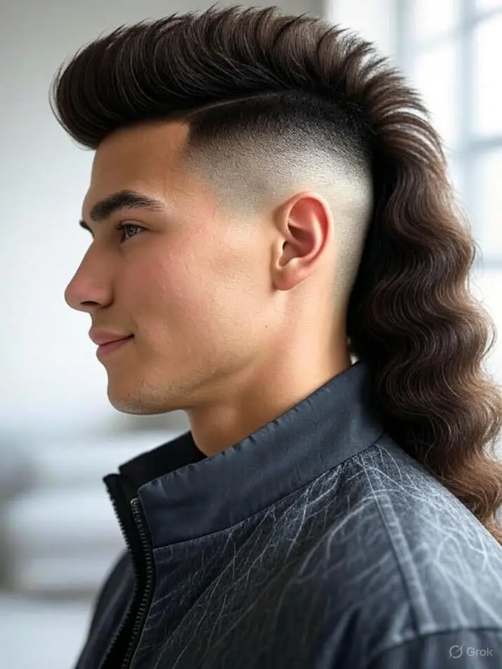 Low Taper Mullet 4 High Taper Mullet