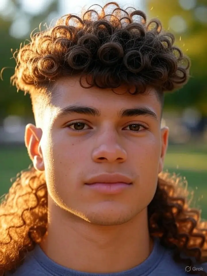 Low Taper Mullet 2 Low Taper Mullet for Curly Hair