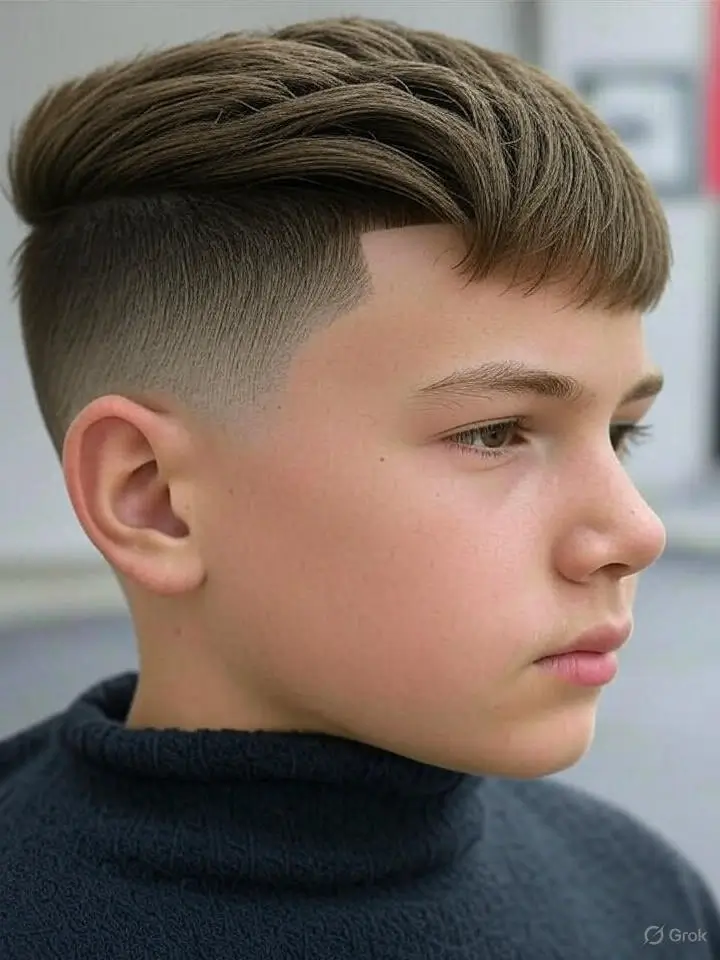 Faux Hawk with Low Taper Fade 3 Low Fade Faux Hawk