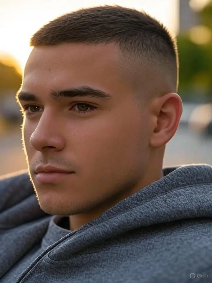 Textured Short Hair with Low Taper Fade 1 Short Textured Haircut with Low Taper Fade