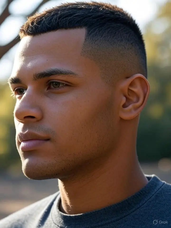 Textured Short Hair with Low Taper Fade 5 Short Textured Fringe with Low Taper Fade