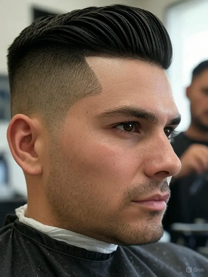 Textured Short Hair with Low Taper Fade 7 Low Tight Taper with Heavy Texture Top