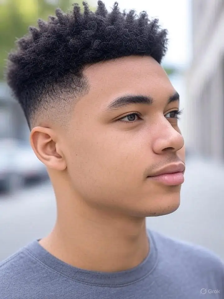 Textured Short Hair with Low Taper Fade 8 Low Taper Fade for Textured Hair Growth