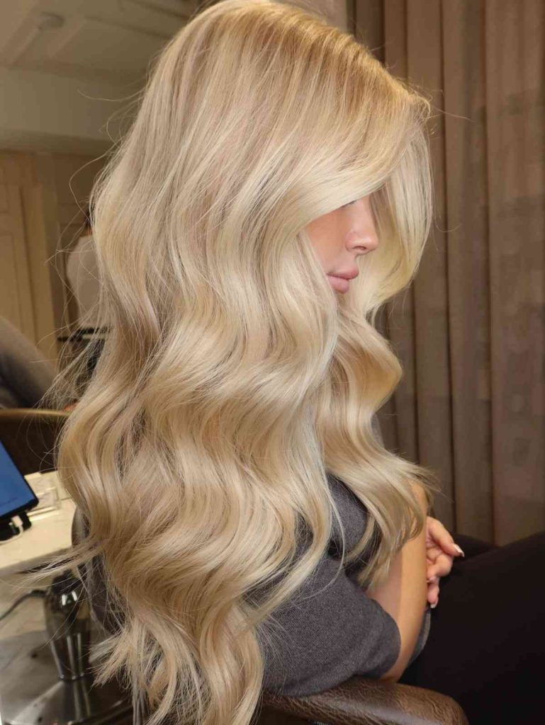 Ash Blonde with Platinum Highlights