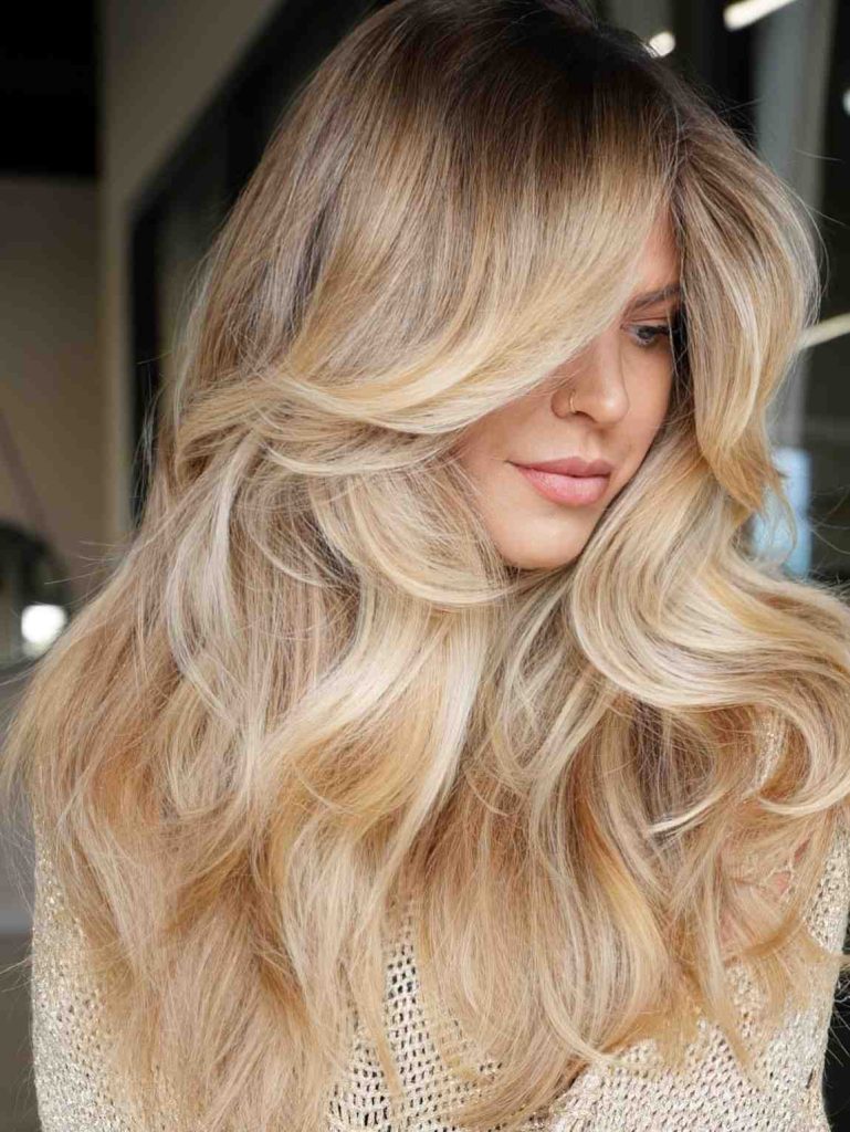 Champagne Blonde Layers
