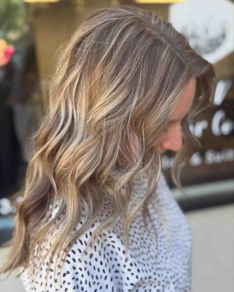 Dirty Blonde with Highlighted Tips