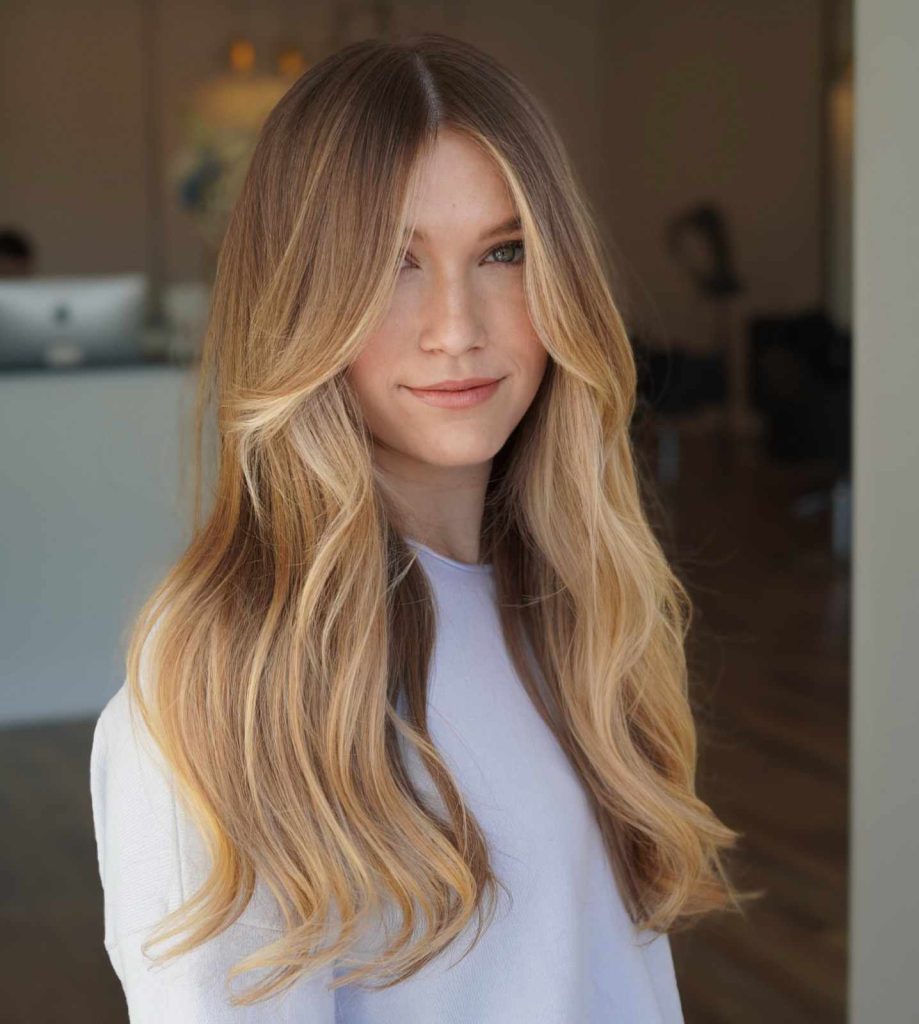 Light Honey Blonde Layers