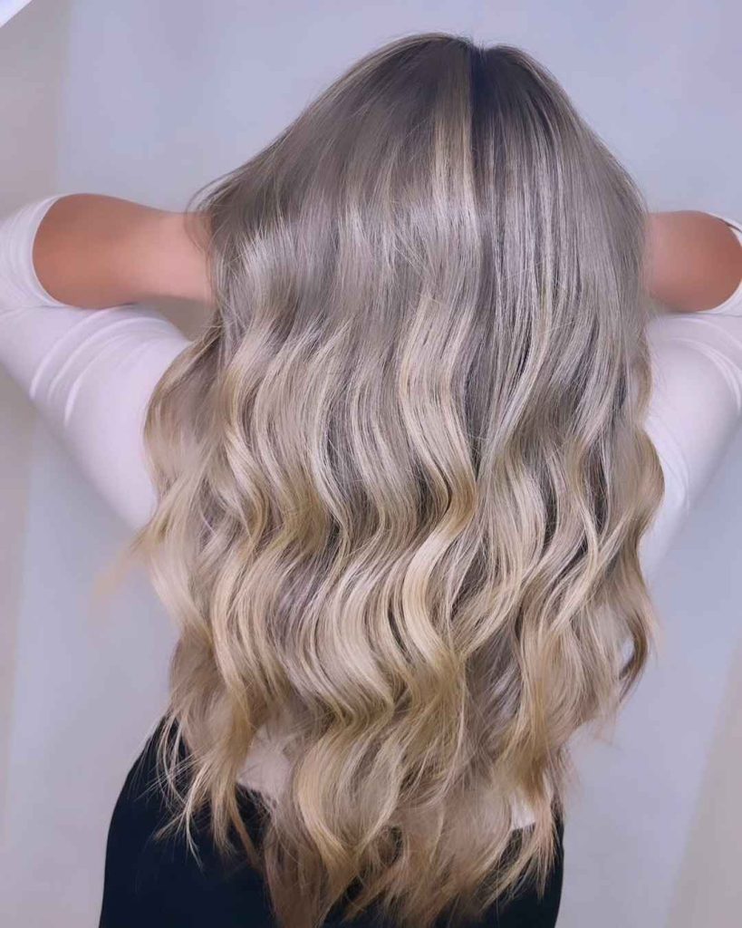 Smoky Ash Blonde Waves