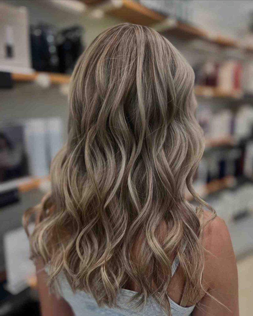 White Blonde Tousled Waves